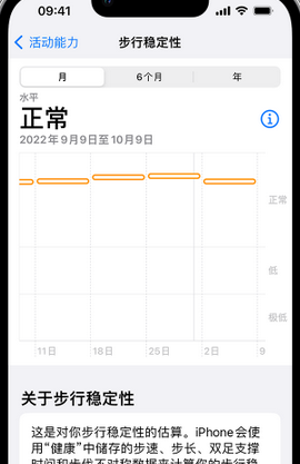 陆丰iPhone手机维修如何在iPhone开启'步行稳定性通知'