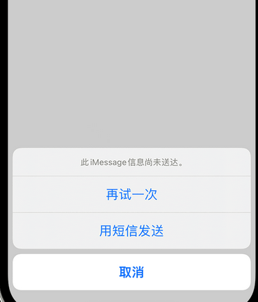 陆丰apple维修iPhone上无法正常发送iMessage信息