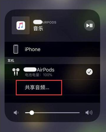 陆丰苹果14音频维修点分享iPhone14音频共享设置方法 