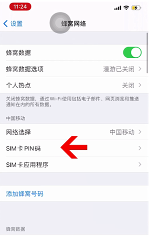 陆丰苹果14维修网分享如何给iPhone14的SIM卡设置密码 