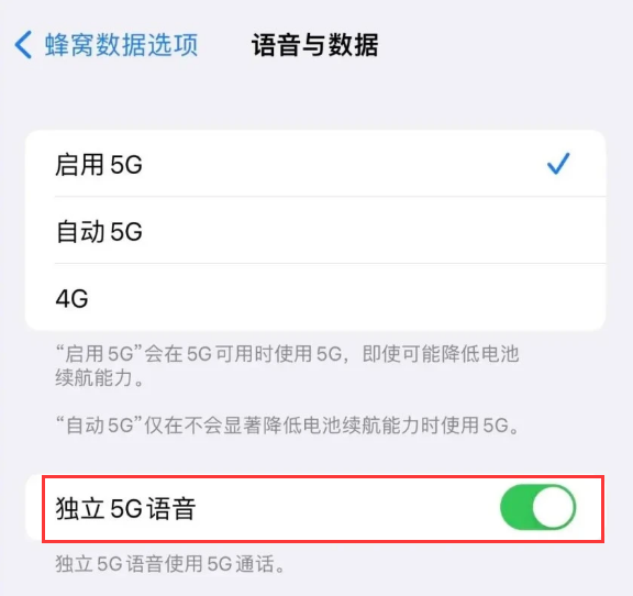 陆丰苹果14维修分享iPhone 14 Pro如何开启VoNR 