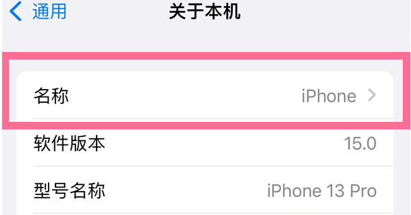 陆丰苹果13维修分享iPhone 13热点名字设置教程 
