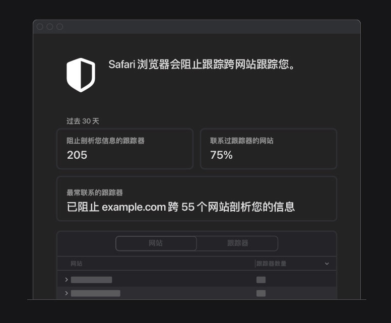 陆丰苹果手机维修分享如何在 Safari 浏览器中查看和打开隐私报告 